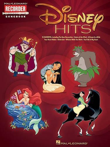 Disney Hits For Recorder (Paperback)