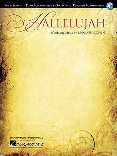Leonard Cohen: Hallelujah - Vocal Solo/Piano Accompaniment (Book/Online Audio) (Paperback)