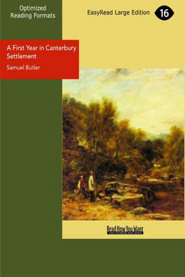 A First Year in Canterbury Settlement (Paperback)