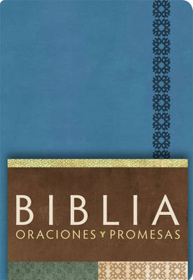 RVC Biblia Oraciones y Promesas - Azul Cobalto simil piel con indice (Leather / fine binding)
