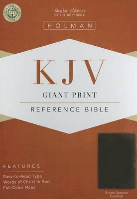 Giant Print Reference Bible-KJV (Leather / fine binding)
