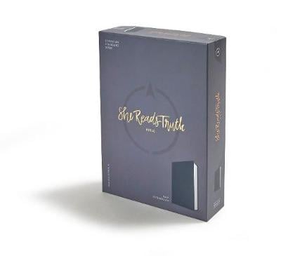 CSB She Reads Truth Bible, Navy LeatherTouch (Leather / fine binding)