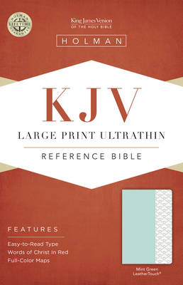 Large Print Ultrathin Reference Bible - KJV (Leather / fine binding)