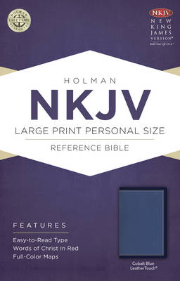 Large Print Personal Size Reference Bible - NKJV (Leather / fine binding)