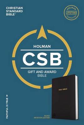 CSB Gift & Award Bible, Black (Leather / fine binding)