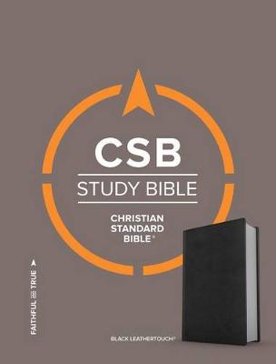 CSB Study Bible, Black Deluxe LeatherTouch (Leather / fine binding)