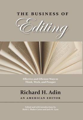 The Business of Editing (Hardback)