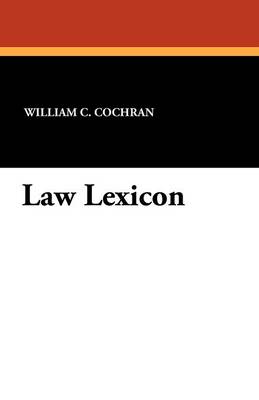 Law Lexicon (Paperback)