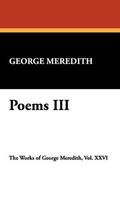 Poems III (Hardback)