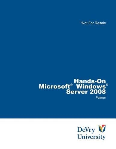 Hands-On Microsoft Windows Server 2008 + DVD (Paperback)