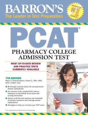 PCAT: Pharmacy College Admission Test - Barron's Test Prep (Paperback)