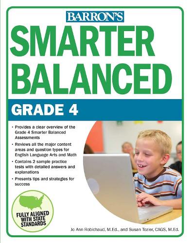 Smarter Balanced Grade 4 - Barron's Test Prep (Paperback)