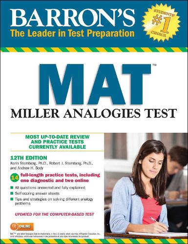 Miller Analogies Test: 12th Ed w/2 online tests (Paperback)