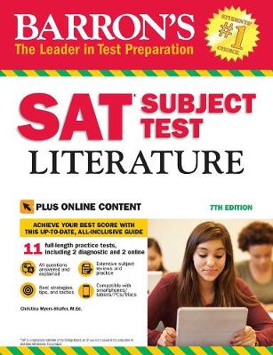 SAT Subject Test Literature: 7th Ed w/online test (Paperback)
