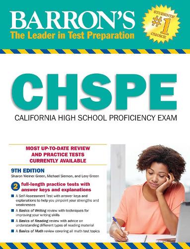 Barron's CHSPE: California High School Proficiency Exam - Barron's Test Prep CA (Paperback)