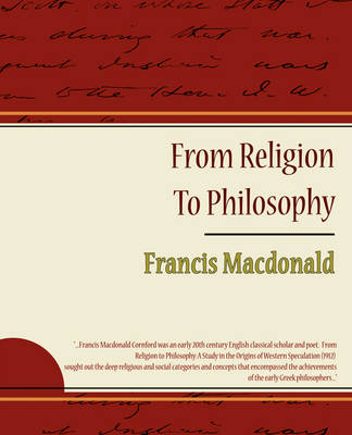 From Religion to Philosophy (Paperback)