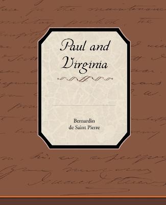 Paul and Virginia (Paperback)