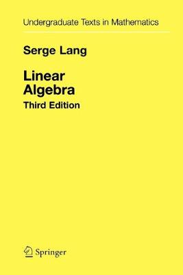 Linear Algebra - Serge Lang