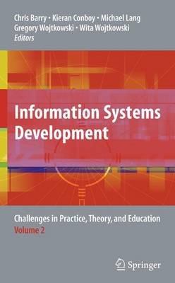 Information Systems Development: Challenges in Practice, Theory, and Education Volume 2 (Paperback)