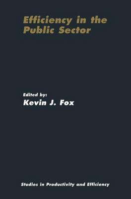 Efficiency in the Public Sector - Studies in Productivity and Efficiency 1 (Paperback)