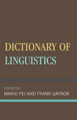 Dictionary of Linguistics (Paperback)