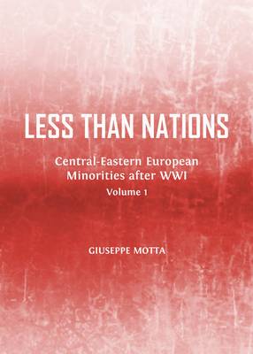 Less than Nations: Central-Eastern European Minorities after WWI, Volumes 1 and 2 (Hardback)