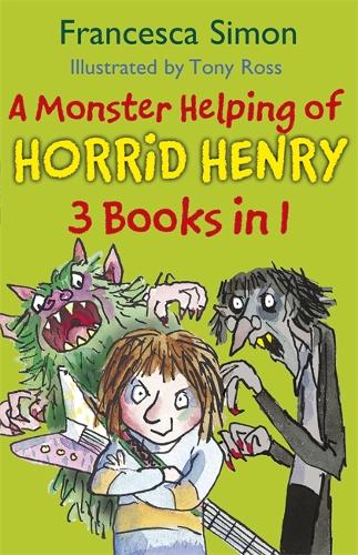 A Monster Helping of Horrid Henry 3-in-1: Horrid Henry Rocks/Zombie Vampire/Monster Movie - Horrid Henry (Paperback)