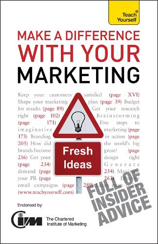 Make A Difference With Your Marketing: Teach Yourself - TY Business Skills (Paperback)