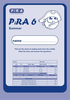 Progress in Reading Assessment: Summer Test 6 - PiRA