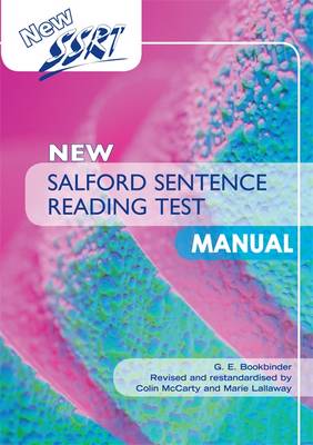 New Salford Sentence Reading Test: Manual - Salford Sentence Reading Test (Paperback)