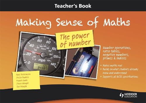 Making Sense of Maths: The Power of Number - Teacher Book: Number operations, ratio tables, negative numbers, primes & indices (Spiral bound)