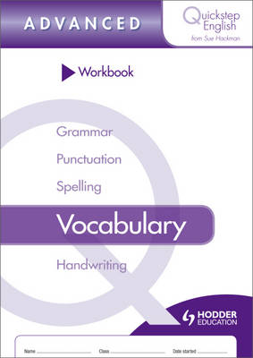 Quickstep English Workbook Vocabulary Advanced Stage (Paperback)