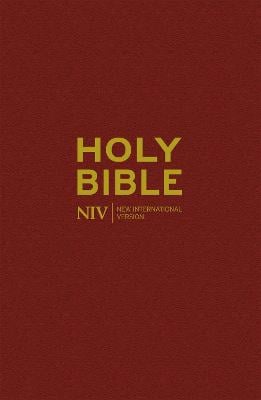 NIV Popular Burgundy Hardback Bible - New International Version