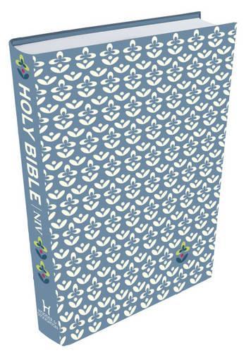 NIV Thinline Blue Patterned Cloth Bible: 1 (Hardback)
