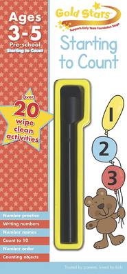 Gold Stars Starting to Count Wipe Clean Practice Book (Paperback)