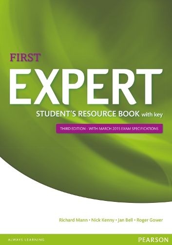 Expert First 3rd Edition Student's Resource Book with Key - Expert (Paperback)