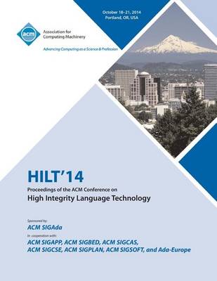 Hilt 14 High Integrity Language Technology, Sigada International Conference (Paperback)