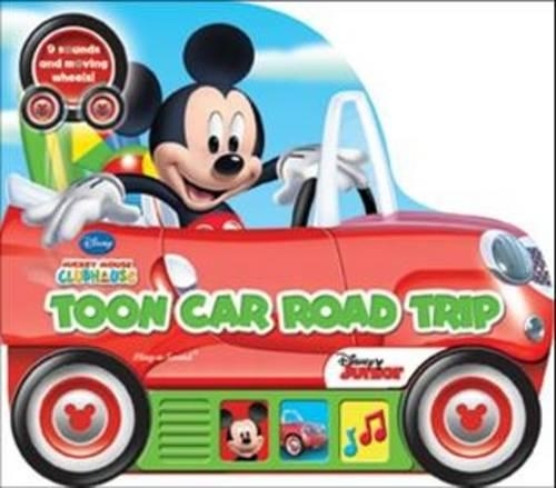 Mickey Mouse Clubhouse - Toon Car Road Trip - Little Vehicle Book (Hardback)