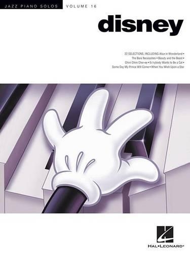 Disney Jazz Piano Solos Volume 16 (Paperback)