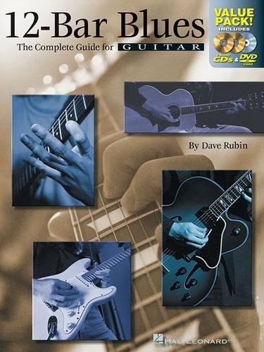 Dave Rubin: 12-Bar Blues - The Complete Guide For Guitar (Book/2CD/DVD) (Paperback)