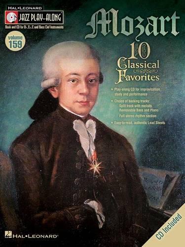 Jazz Play-Along Volume 159: Mozart (Paperback)
