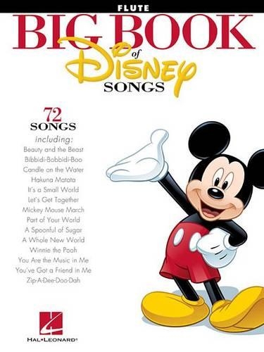 The Big Book of Disney Songs (Flute) (Book)