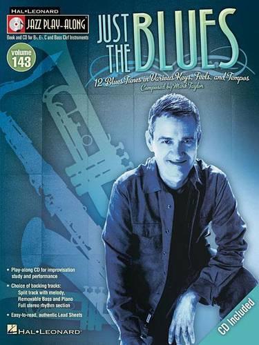Jazz Play-Along: Volume 143: Just the Blues (Paperback)
