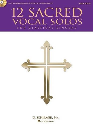 12 Sacred Vocal Solos (High Voice) (Paperback)