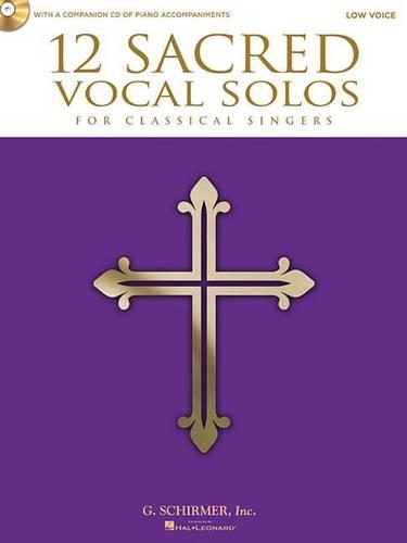 12 Sacred Vocal Solos (Low Voice) (Paperback)