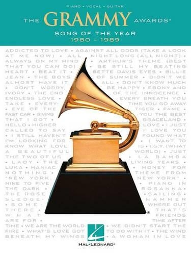 The Grammy Awards Song of the Year 1980-1989: Piano, Vocal, Guitar (Paperback)