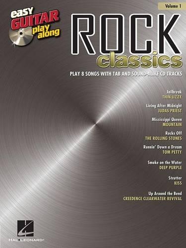 Easy Guitar Play-Along Volume 1: Rock Classics (Paperback)