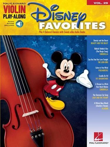 Violin Play-Along Volume 29: Disney Favorites (Paperback)