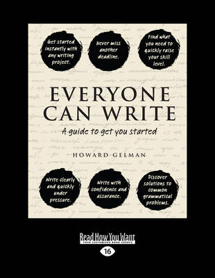 Everyone Can Write: A Guide to Get You Started (Paperback)