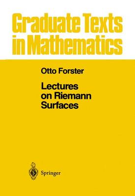 Lectures on Riemann Surfaces - Graduate Texts in Mathematics 81 (Paperback)